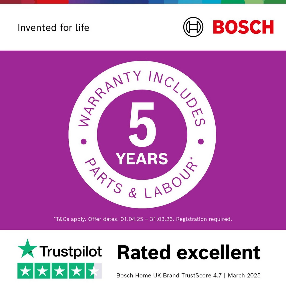 Bosch SMS26AW08G 60cm Dishwasher - White 12 Place Settings - Image 3