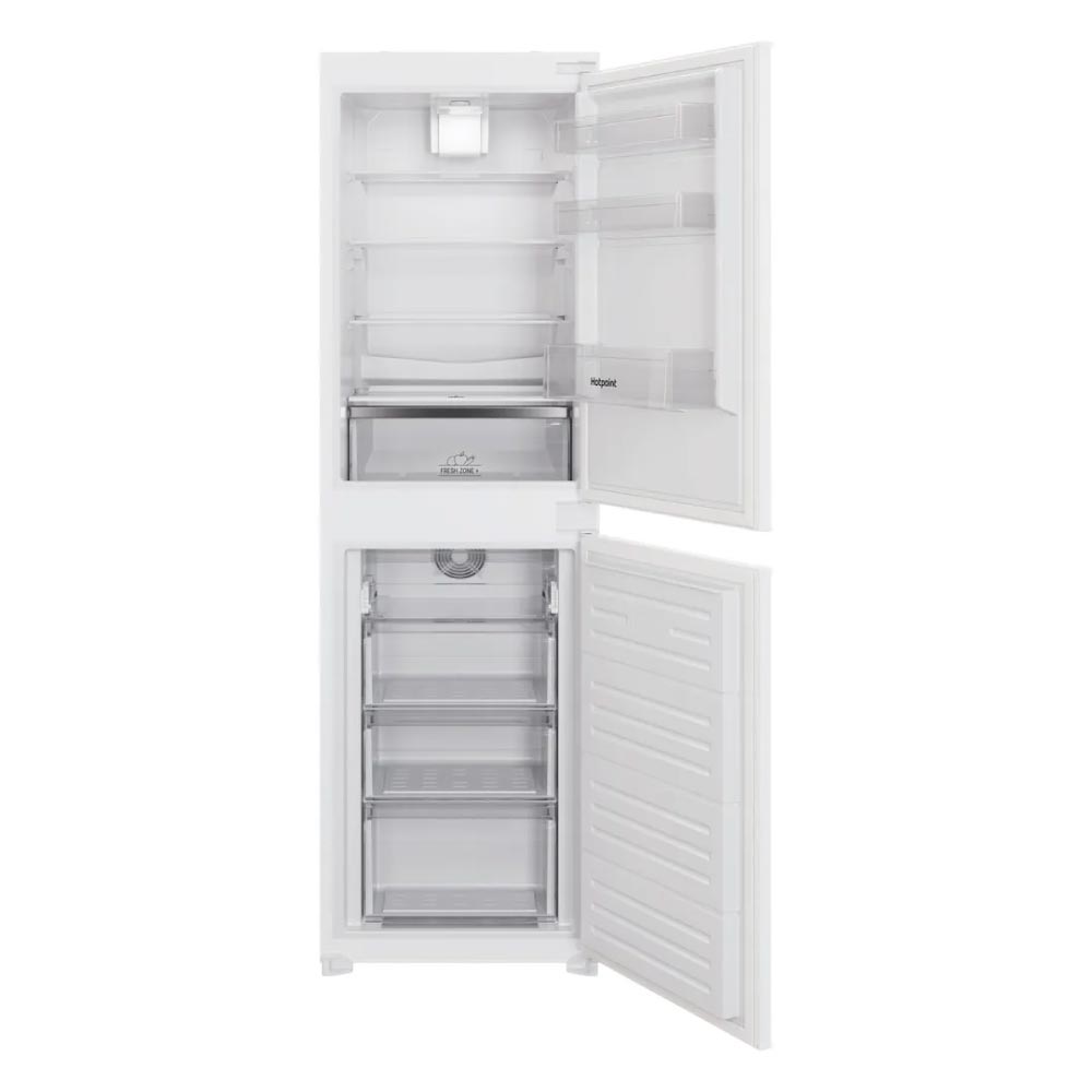 Hotpoint HBC185050F2 50/50 Integrated Frost Free Fridge Freezer with Sliding Door Fixing Kit