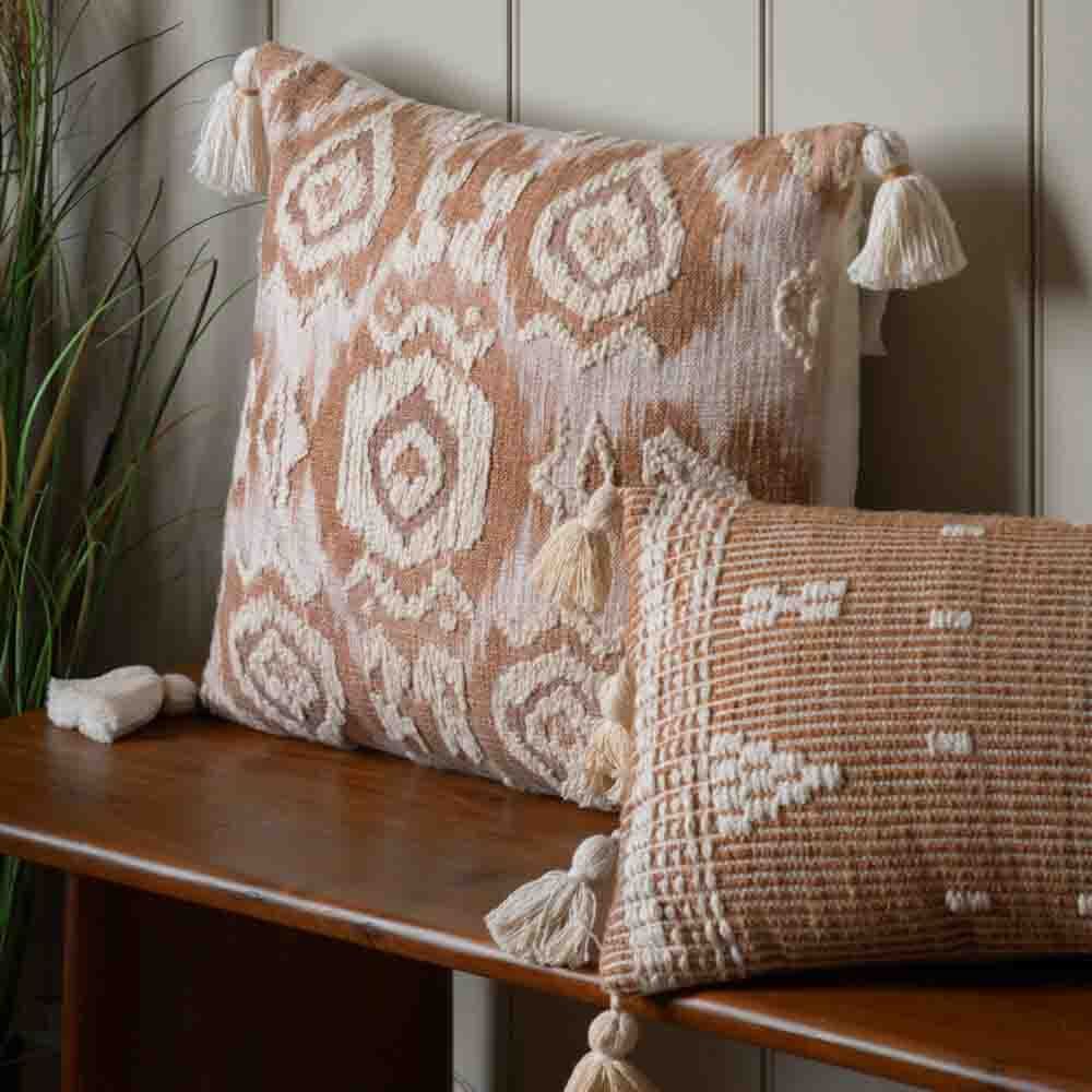 Dharma Embellished Cushion - Feather Filled - Image 2