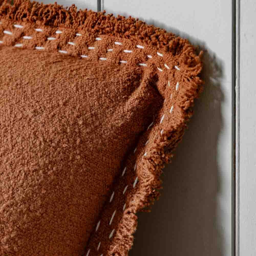 Harmony Cushion Rust - Poly Filled - Image 3