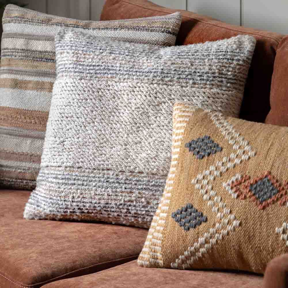 Vertical Stripe Cushion - Poly Filled - Image 3