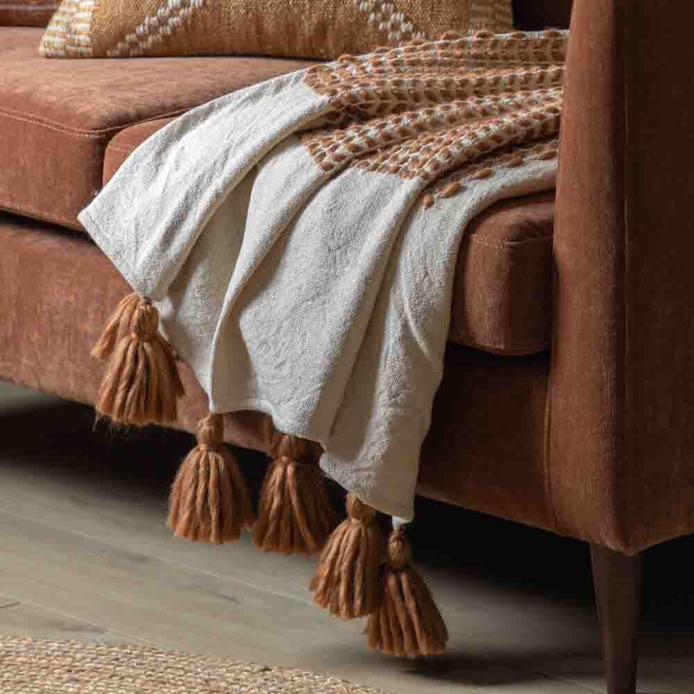 Dolby Woven Throw Rust - Image 2