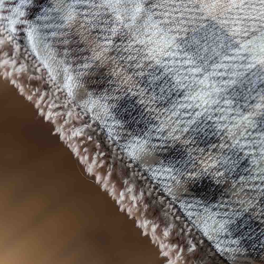 Tartan Sherpa Throw Natural - Image 4
