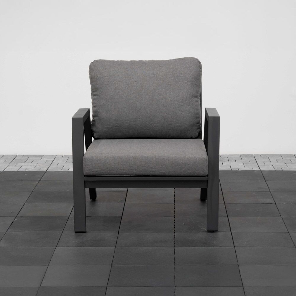 Nova <br> Phoenix Lounge Armchair - Grey