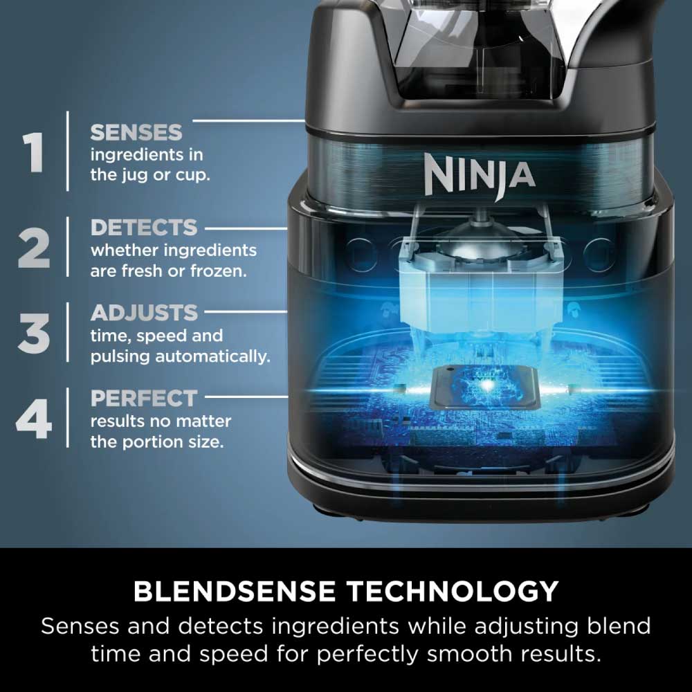 Ninja TB301UK Detect Duo Power Blender Pro + Single Serve - Black - Image 2