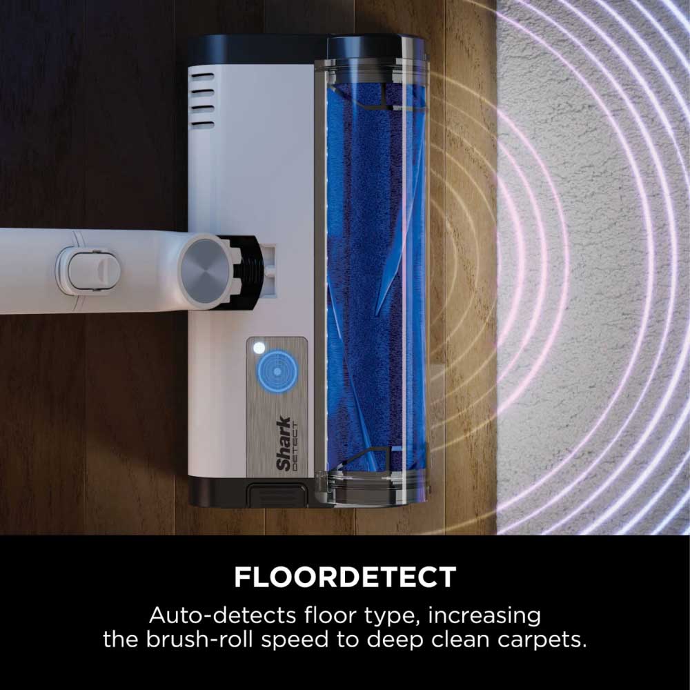 Shark IW4621UKT Detect Clean & Empty Cordless Pet Vacuum Cleaner - 60 Minutes Run Time - White - Image 3