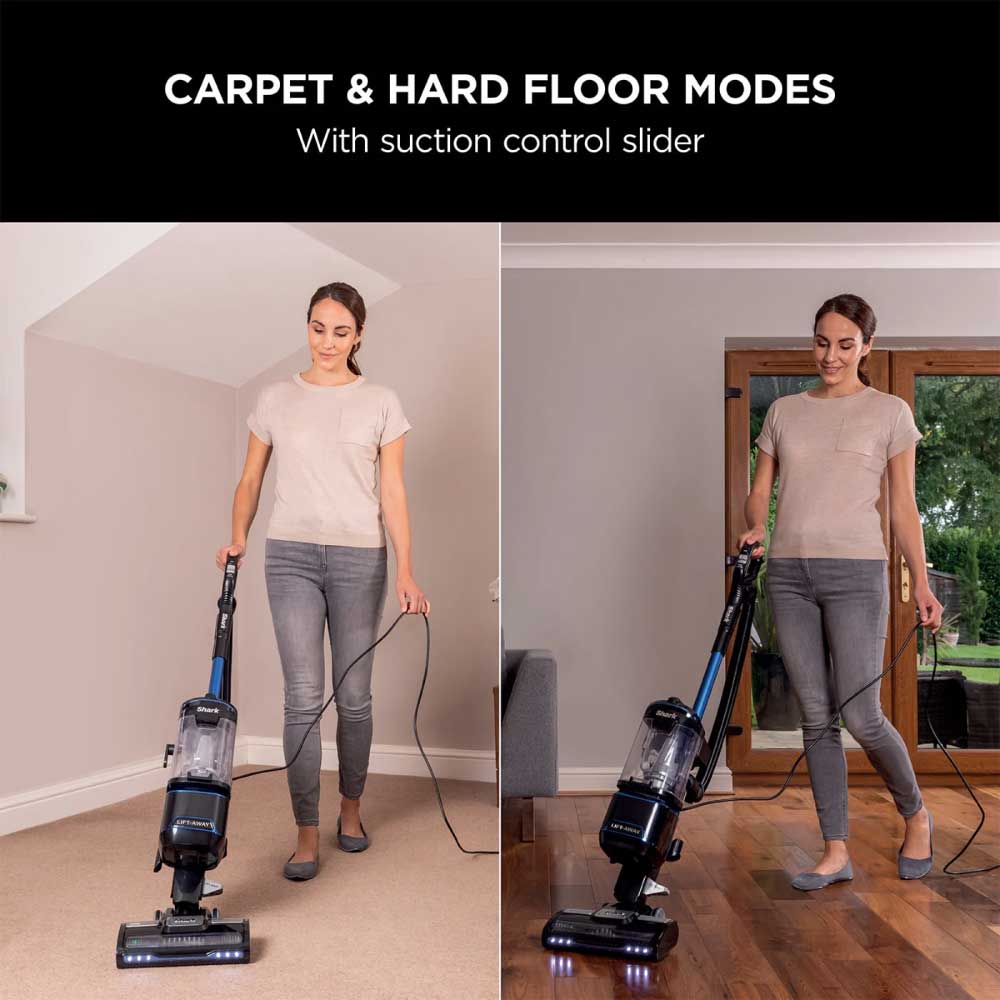 Shark NV602UK Lift-Away Upright Vacuum Cleaner - Blue - Image 3