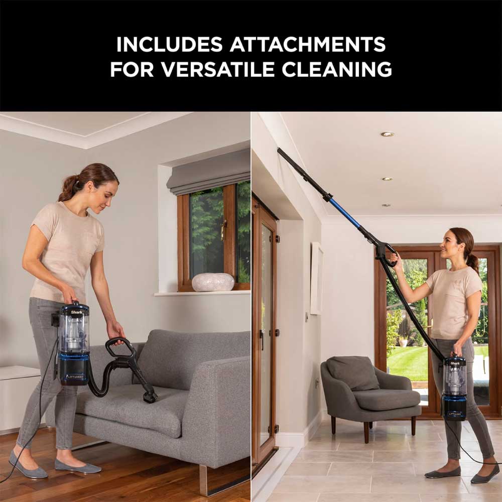 Shark NV602UK Lift-Away Upright Vacuum Cleaner - Blue - Image 4