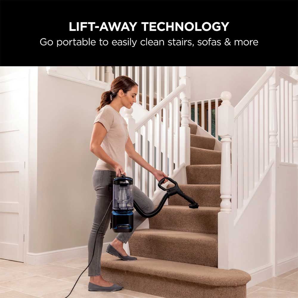 Shark NV602UK Lift-Away Upright Vacuum Cleaner - Blue - Image 5