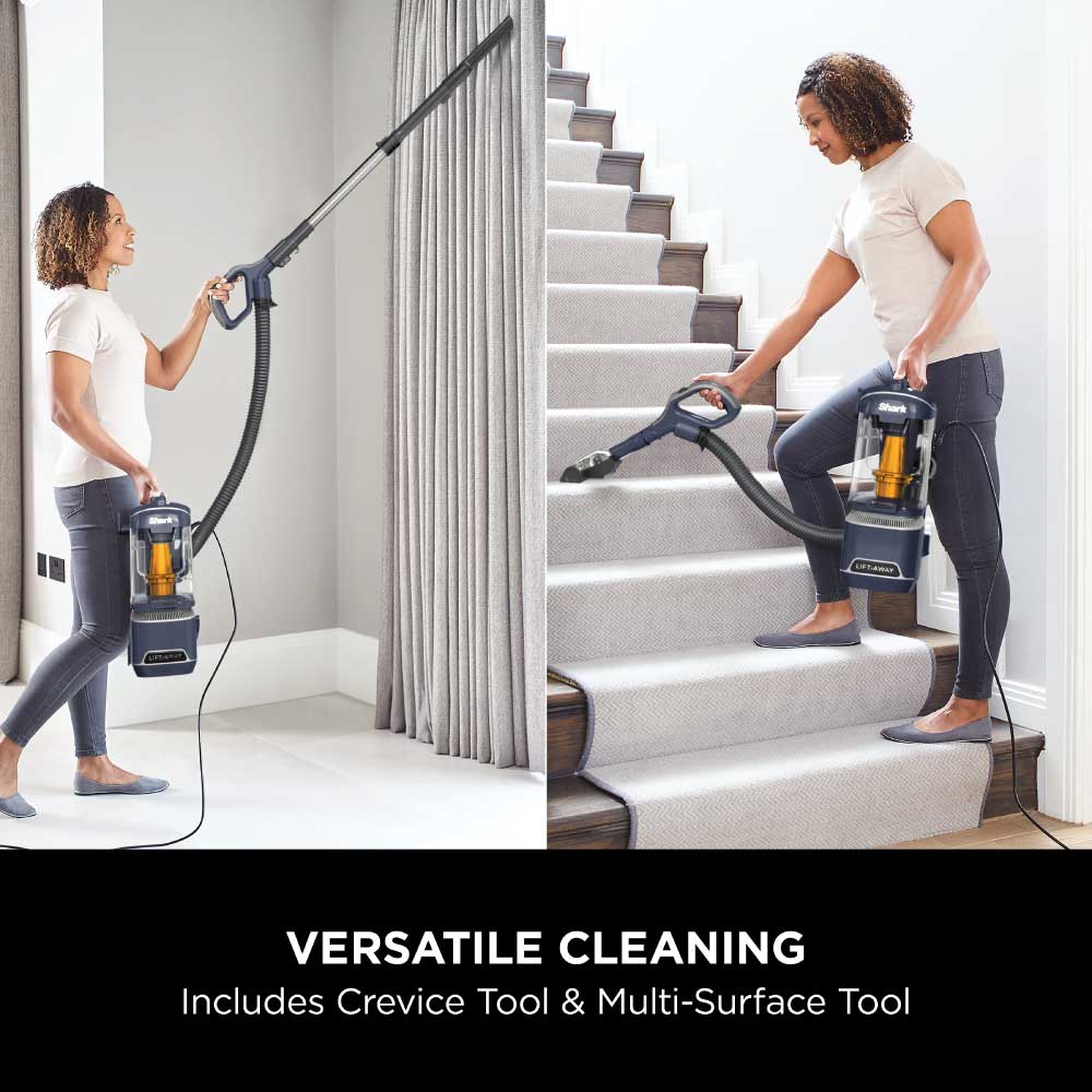 Shark NZ691UK Anti Hair Wrap Upright Vacuum Cleaner with Lift-Away - Royal Grey - Image 4