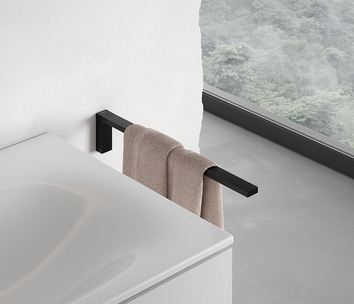 Keuco Towel Holder 450mm Edition Actis Matt Black