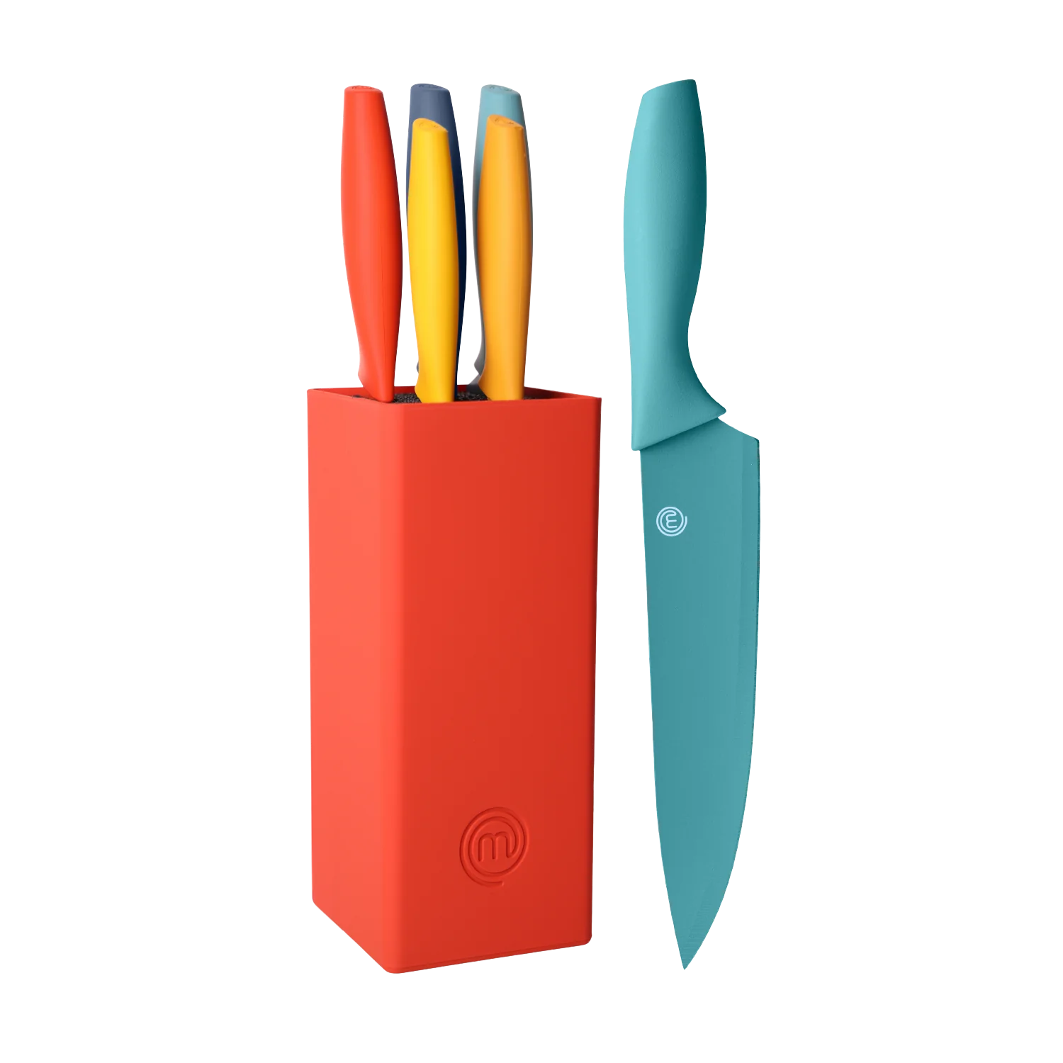 MasterChef 526282 Vivid 5 Piece Knife Set & Block