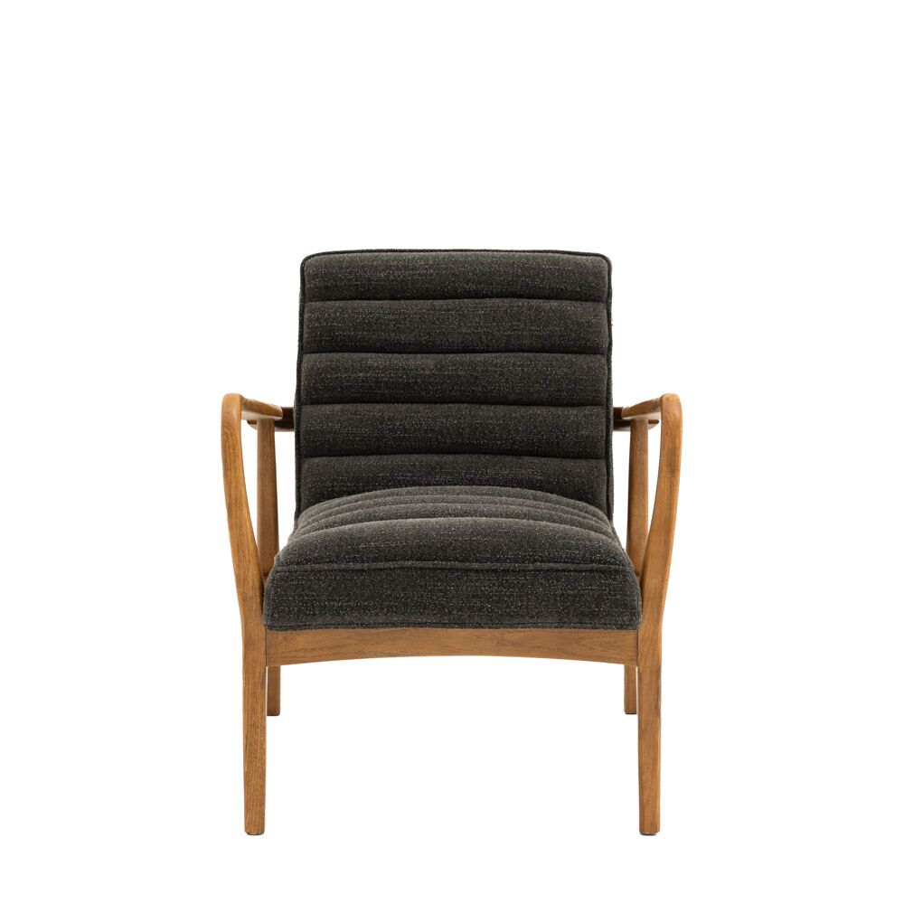 Busan Armchair Charcoal Boucle - Image 5