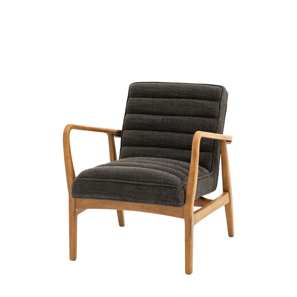Busan Armchair Charcoal Boucle - Image 6