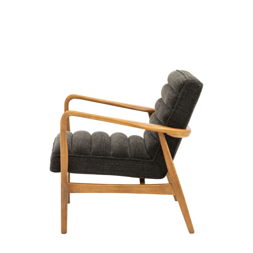 Busan Armchair Charcoal Boucle - Image 7