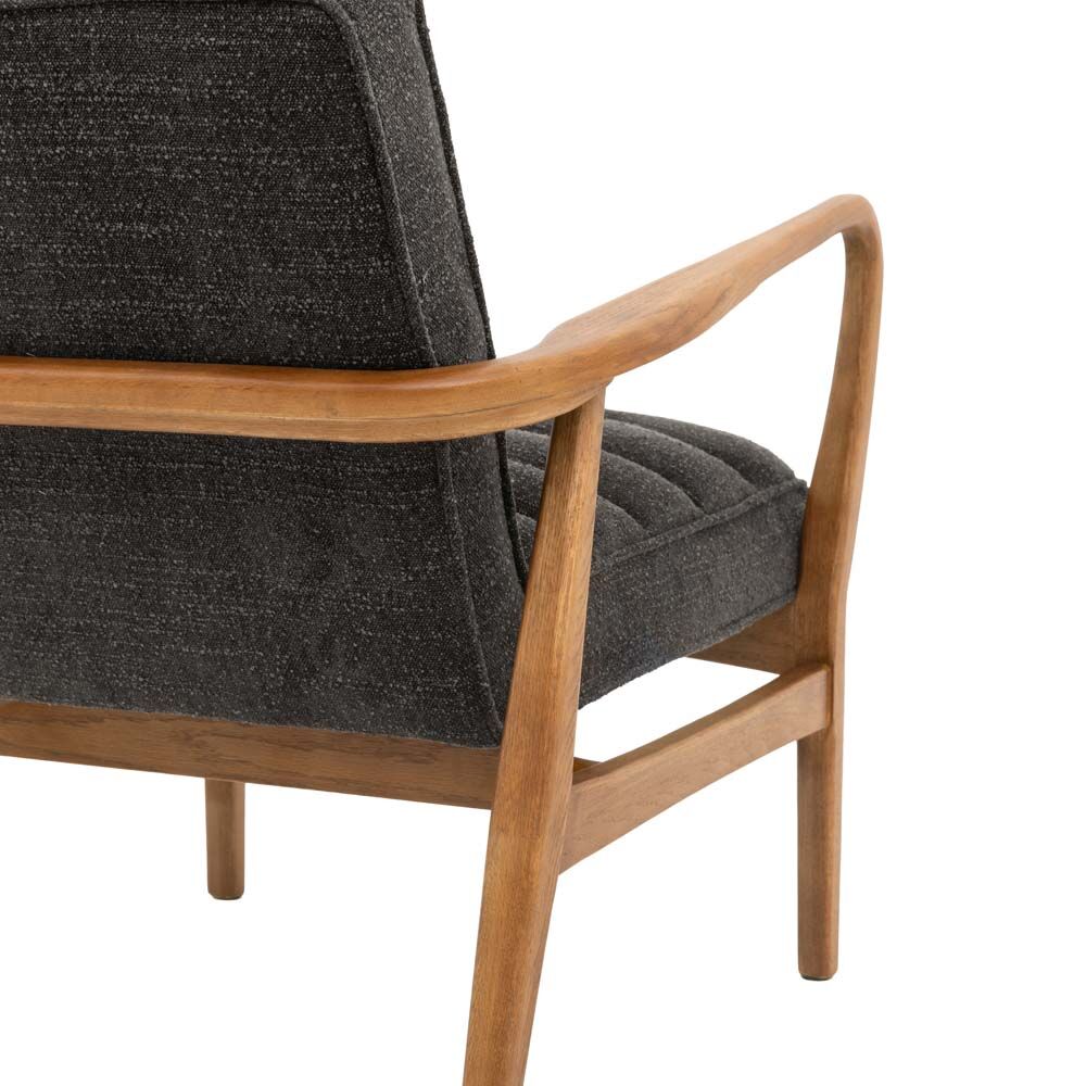 Busan Armchair Charcoal Boucle - Image 9