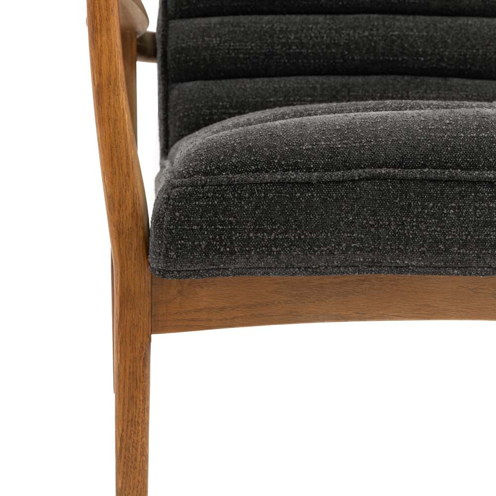 Busan Armchair Charcoal Boucle - Image 10