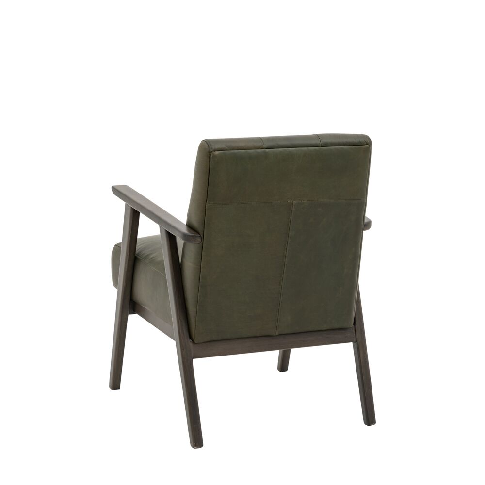 Whitehall Armchair Heritage Green Leather - Image 7