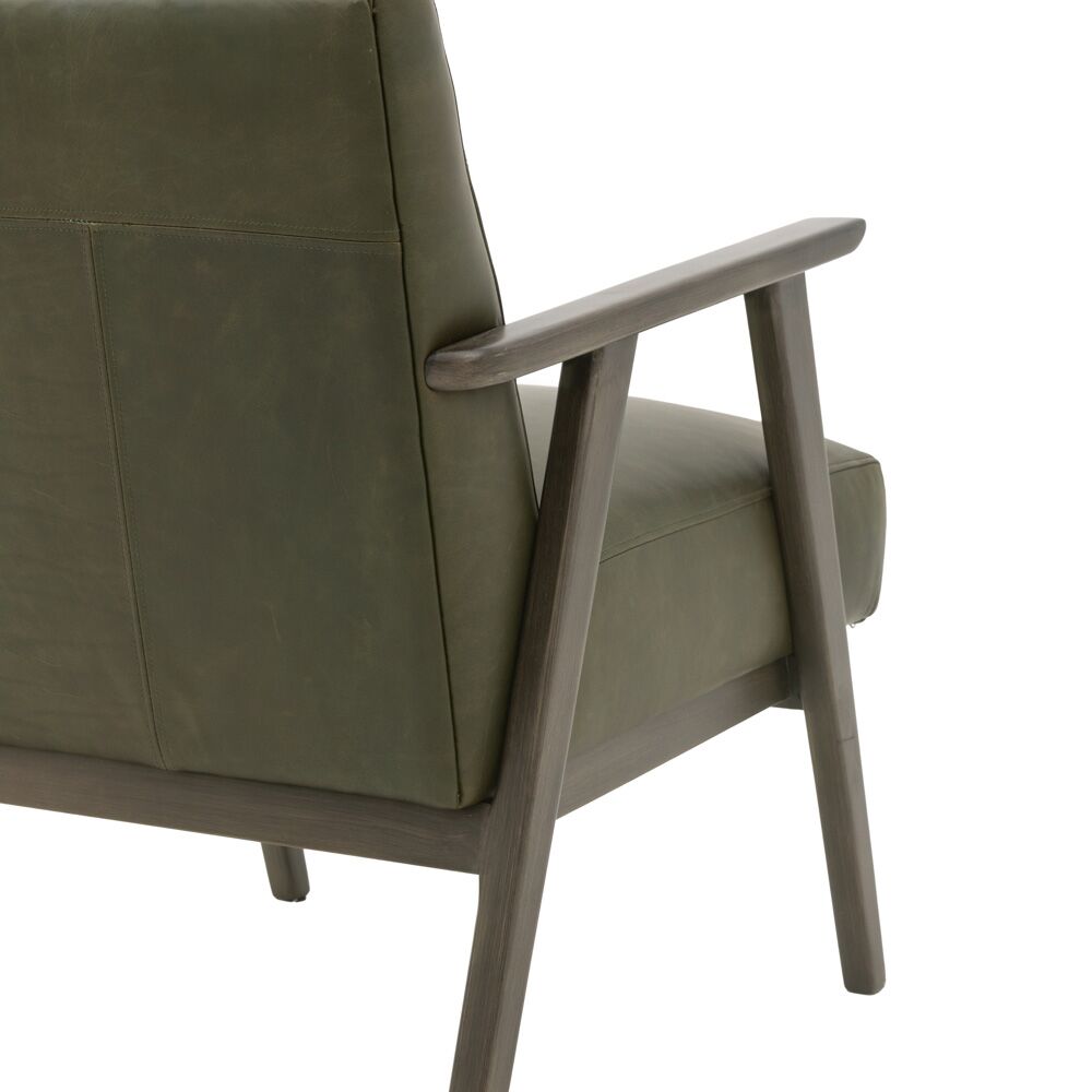 Whitehall Armchair Heritage Green Leather - Image 8
