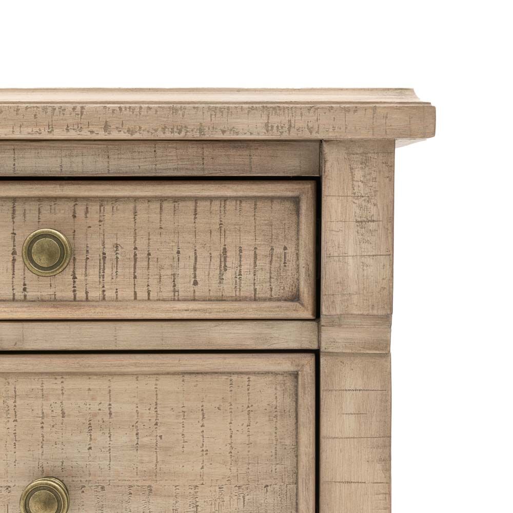 Alberta 3 Drawer Bedside - Image 8