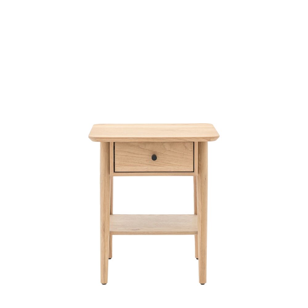 Bremen 1 Drawer Bedside Natural - Image 4