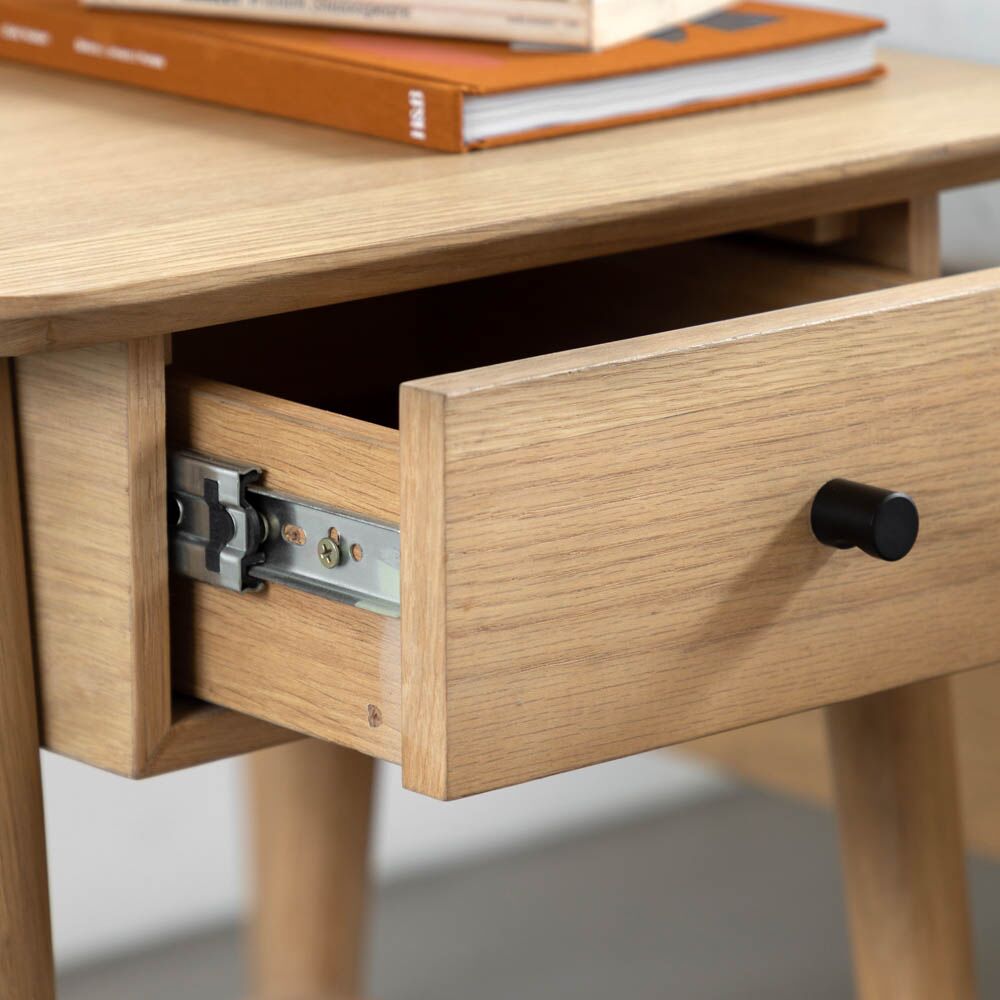 Bremen 1 Drawer Bedside Natural - Image 3