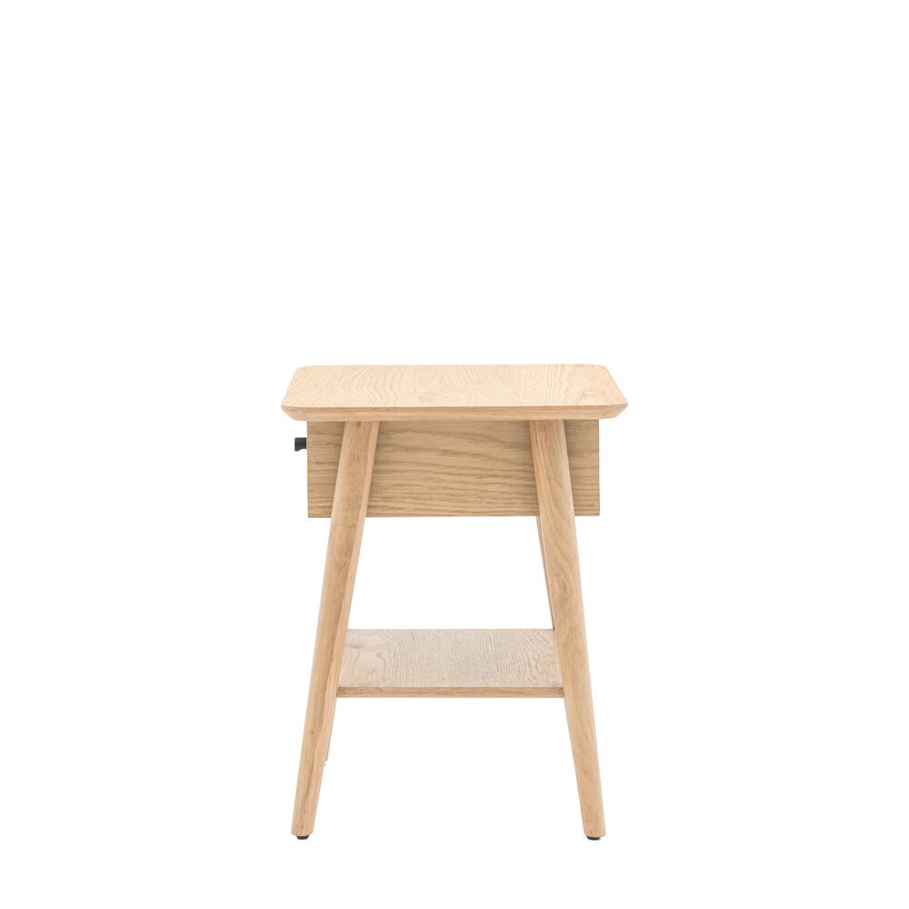 Bremen 1 Drawer Bedside Natural - Image 6