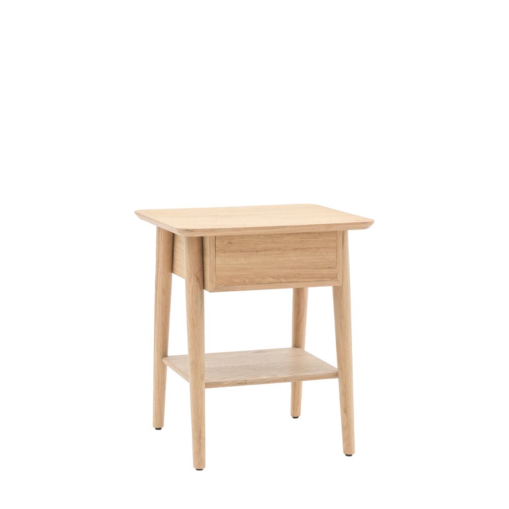 Bremen 1 Drawer Bedside Natural - Image 7