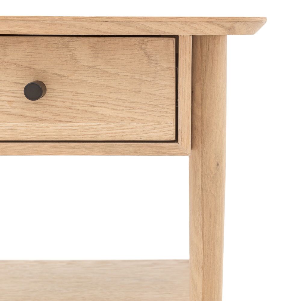 Bremen 1 Drawer Bedside Natural - Image 8