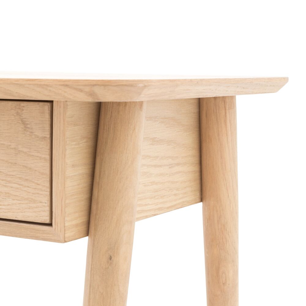 Bremen 1 Drawer Bedside Natural - Image 9