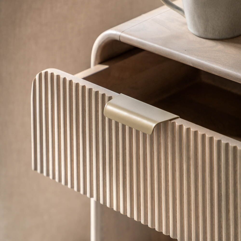 Pavia 1 Drawer Bedside Table Large - Image 2