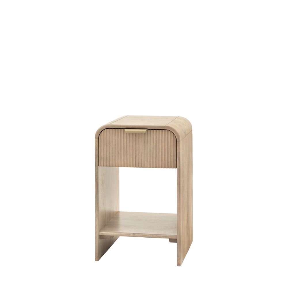 Pavia 1 Drawer Bedside Table Small - Image 5