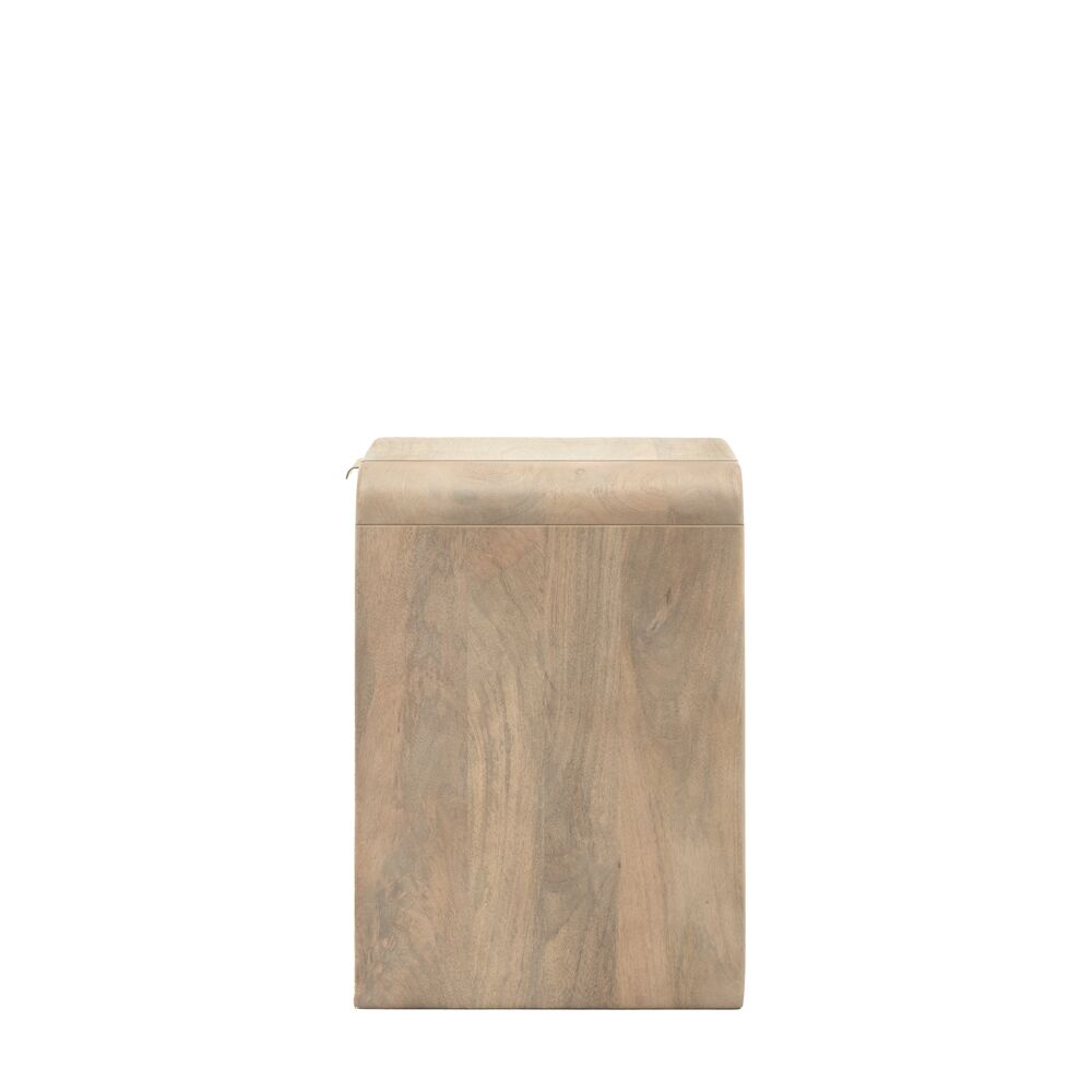 Pavia 1 Drawer Bedside Table Small - Image 6