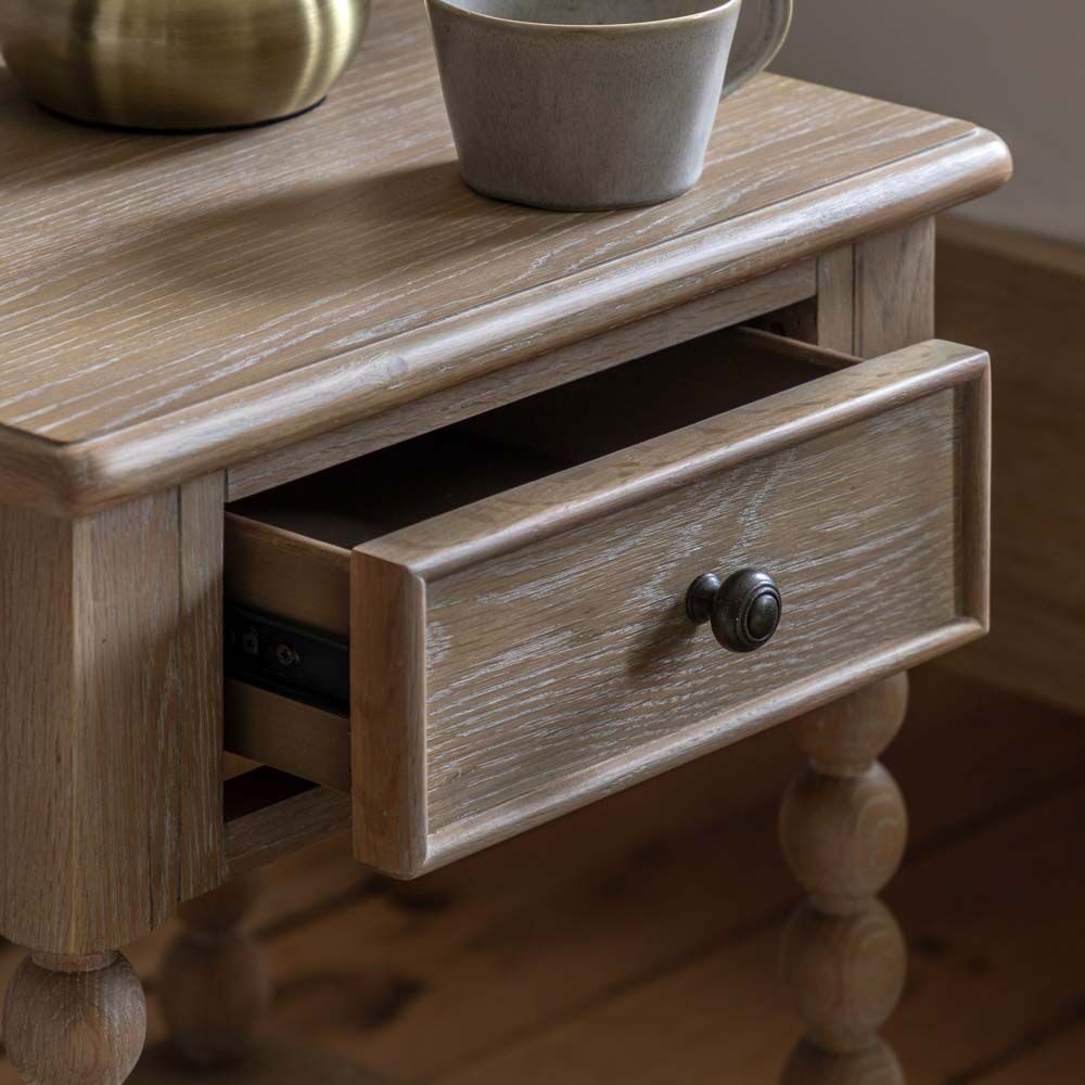 Mataro 1 Drawer Bedside - Image 2