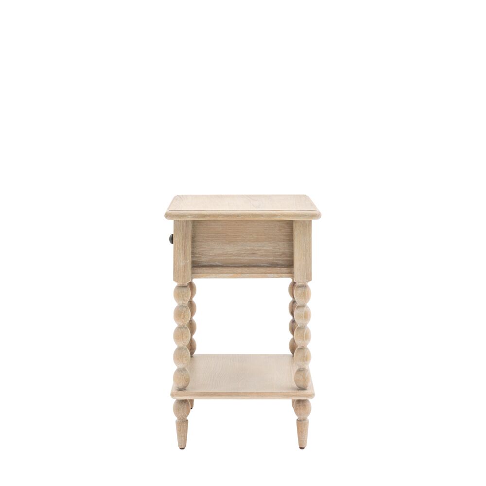 Mataro 1 Drawer Bedside - Image 6