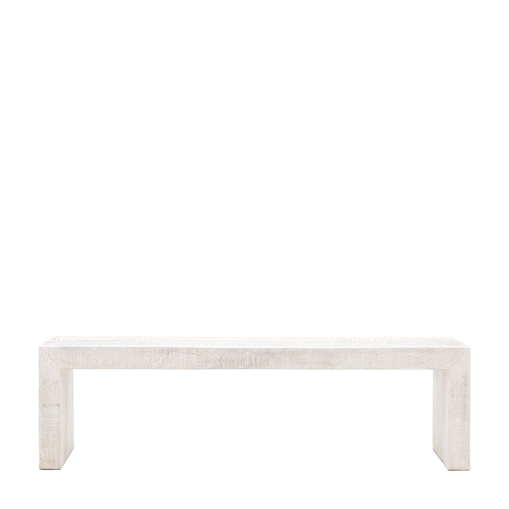 Helsinki Dining Bench Whitewash - Image 5