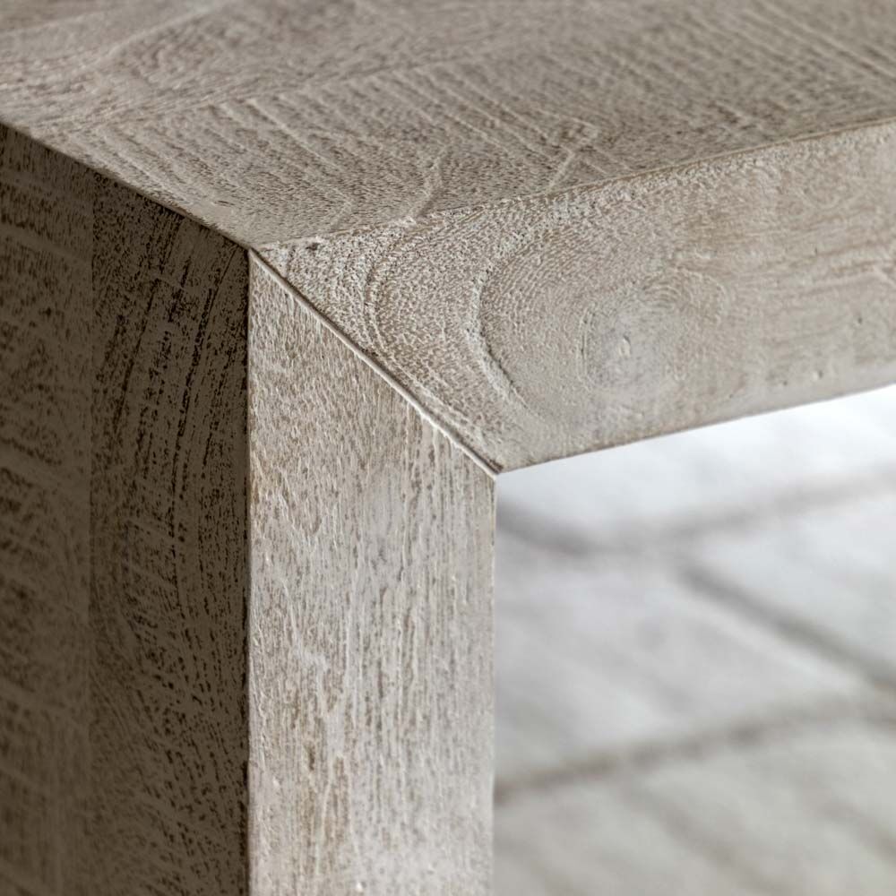 Helsinki Dining Bench Whitewash - Image 3