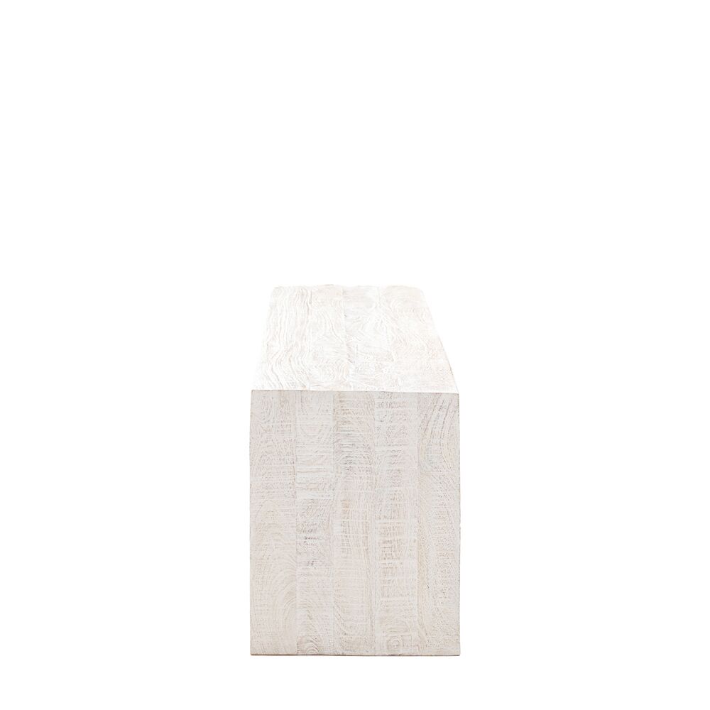 Helsinki Dining Bench Whitewash - Image 7