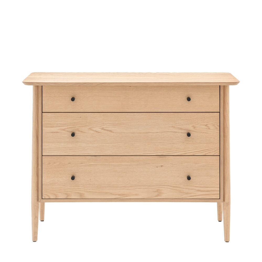 Bremen 3 Drawer Chest Natural - Image 4