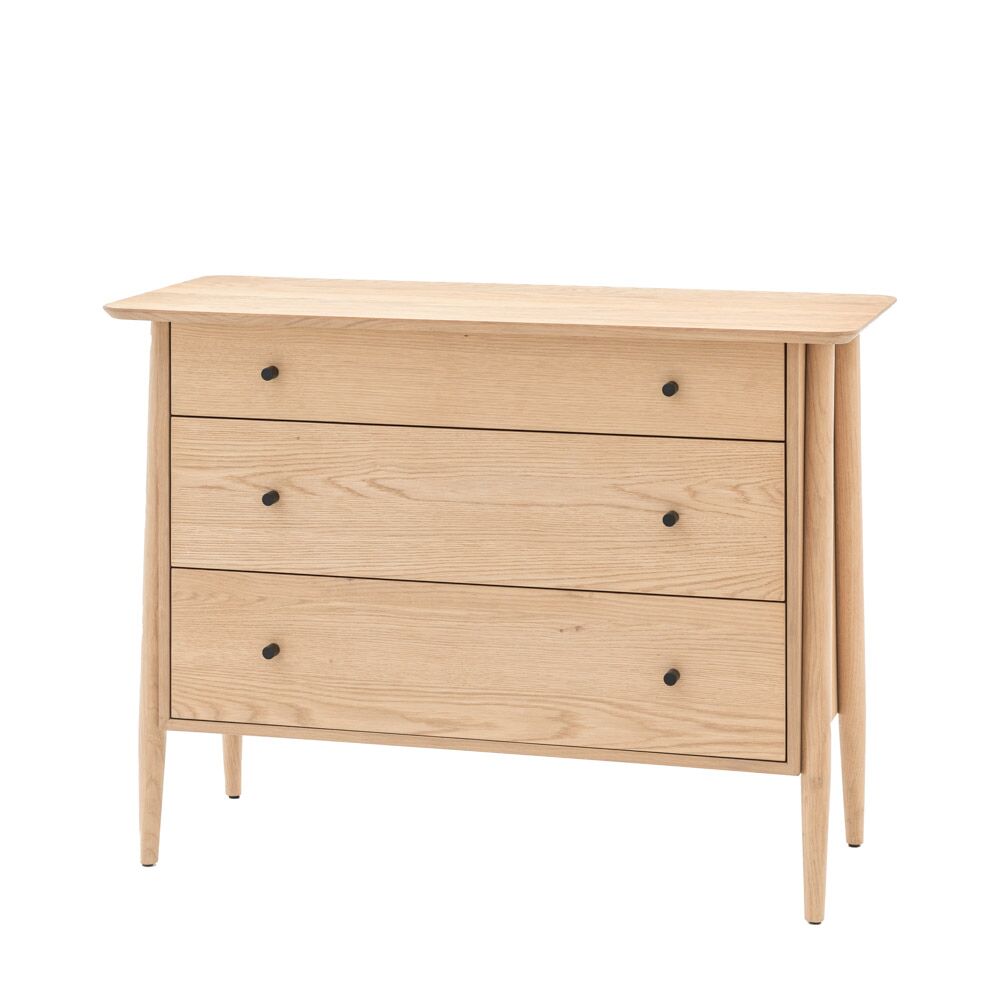 Bremen 3 Drawer Chest Natural - Image 5