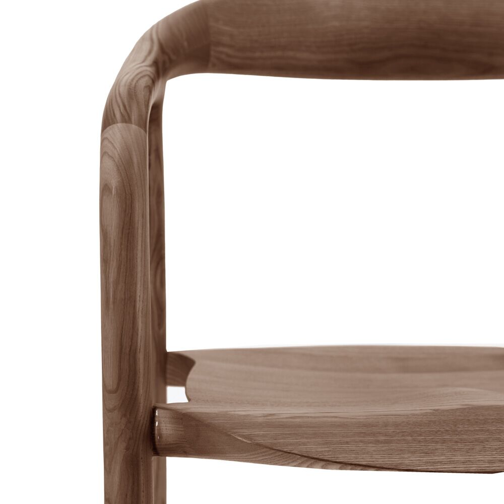 Girona Dining Chair Walnut (2 Pack) - Image 5