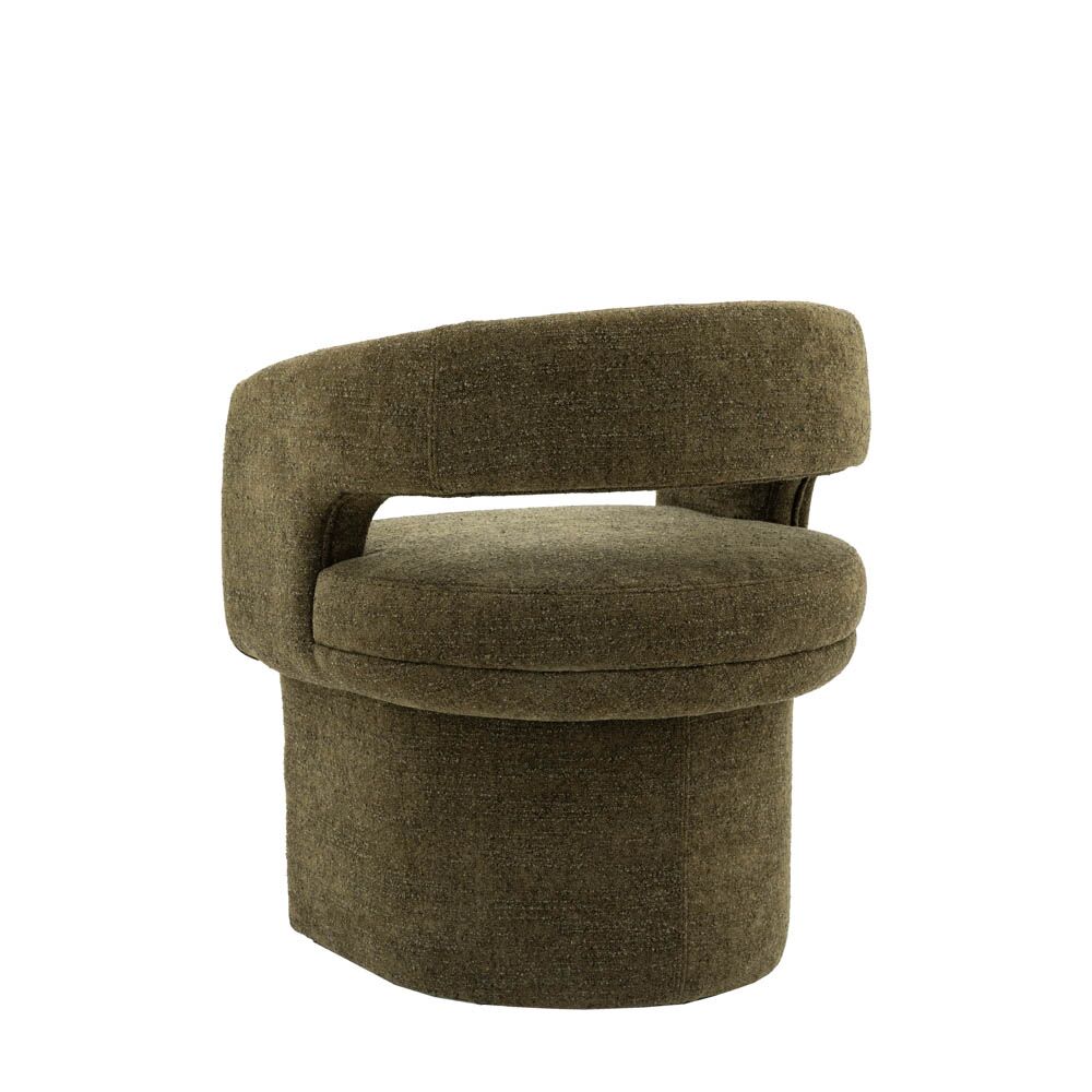 Saul Dining Chair Green Boucle - Image 7