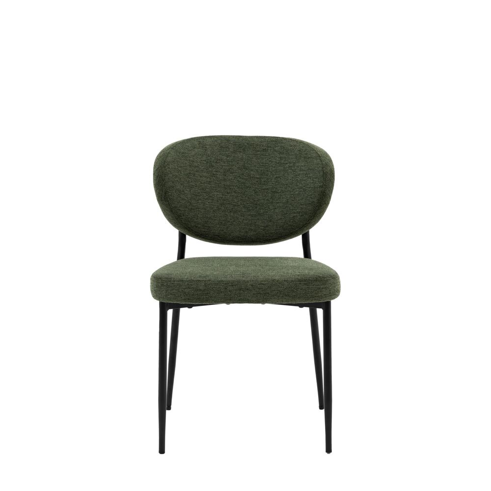 Odense Dining Chair Green (2 Pack) - Image 4