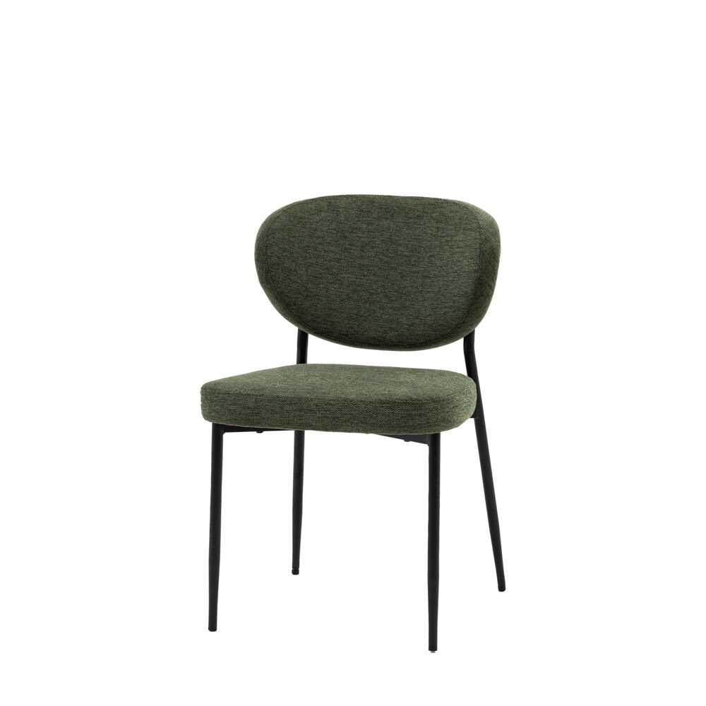 Odense Dining Chair Green (2 Pack) - Image 5