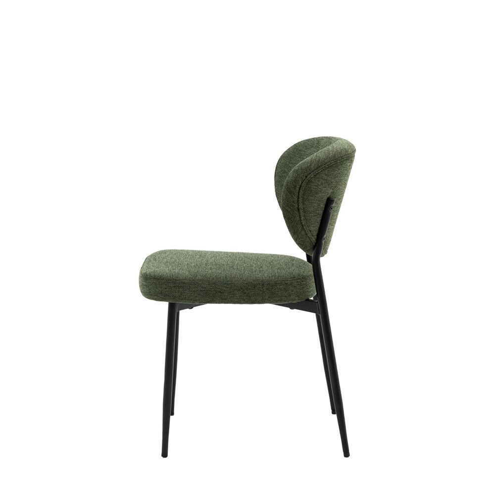 Odense Dining Chair Green (2 Pack) - Image 6