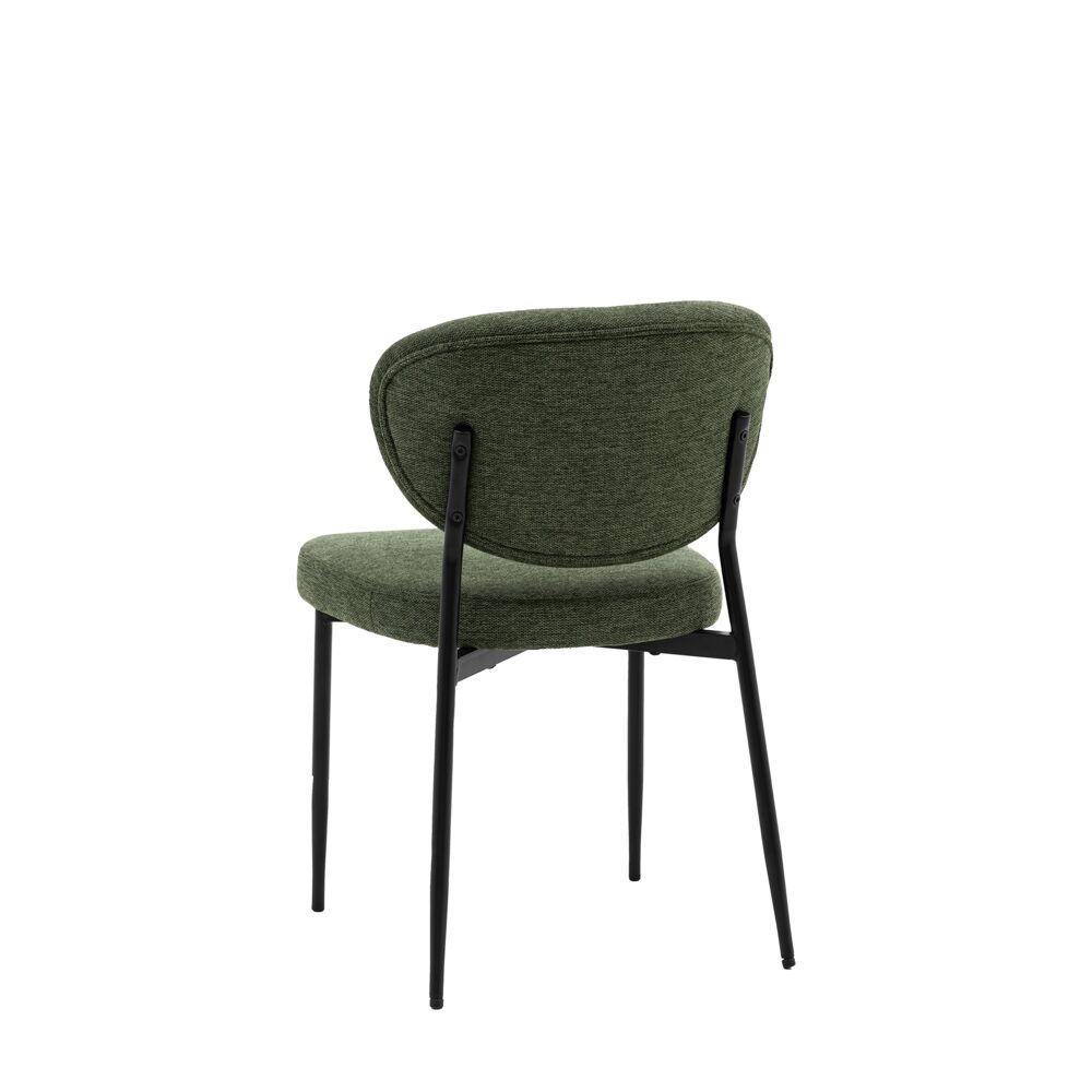 Odense Dining Chair Green (2 Pack) - Image 7