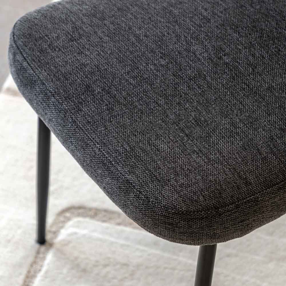Odense Dining Chair Charcoal (2 Pack) - Image 2