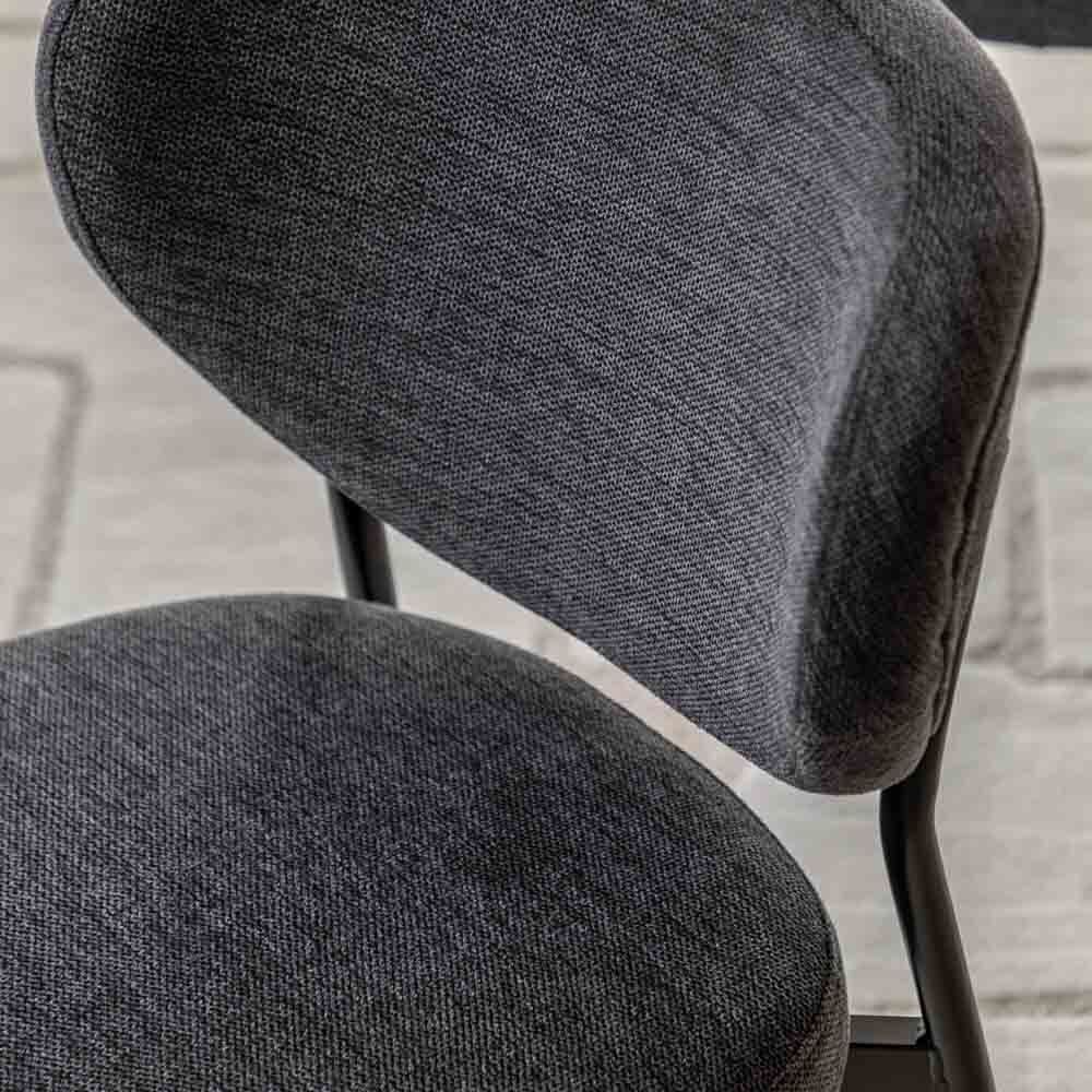 Odense Dining Chair Charcoal (2 Pack) - Image 3