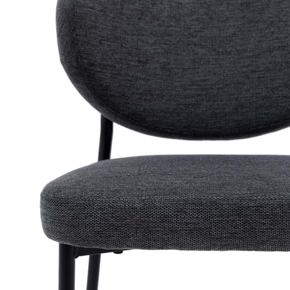 Odense Dining Chair Charcoal (2 Pack) - Image 9