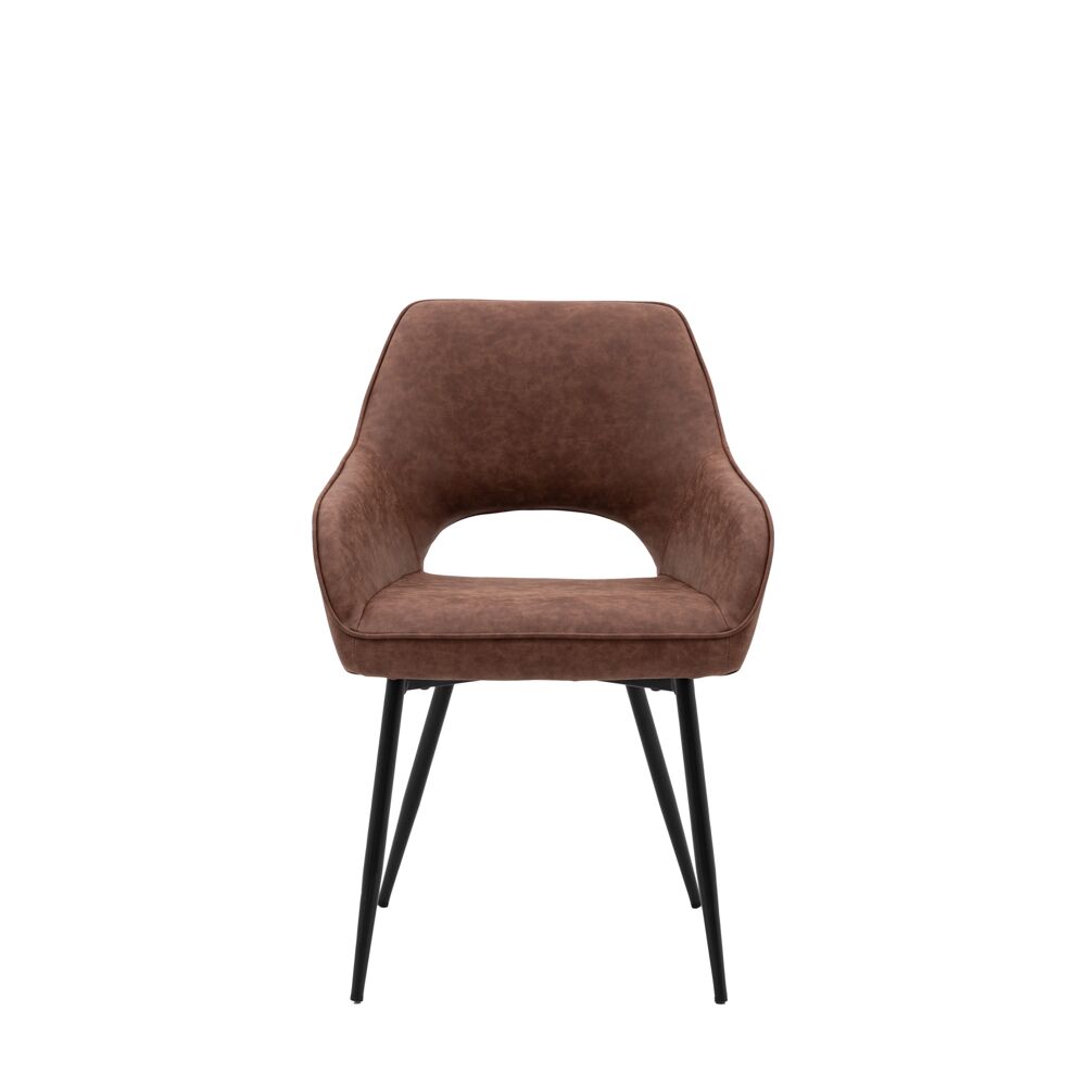 Caldona Dining Chair Brown (2 Pack) - Image 3
